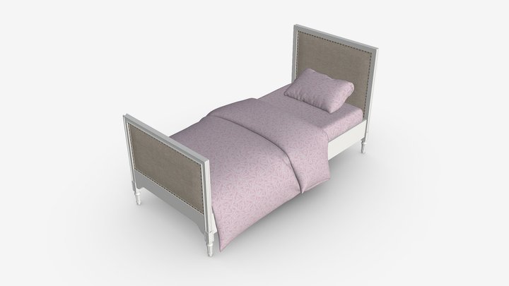 Ellipse Elit Teenagers Bed 3D Model