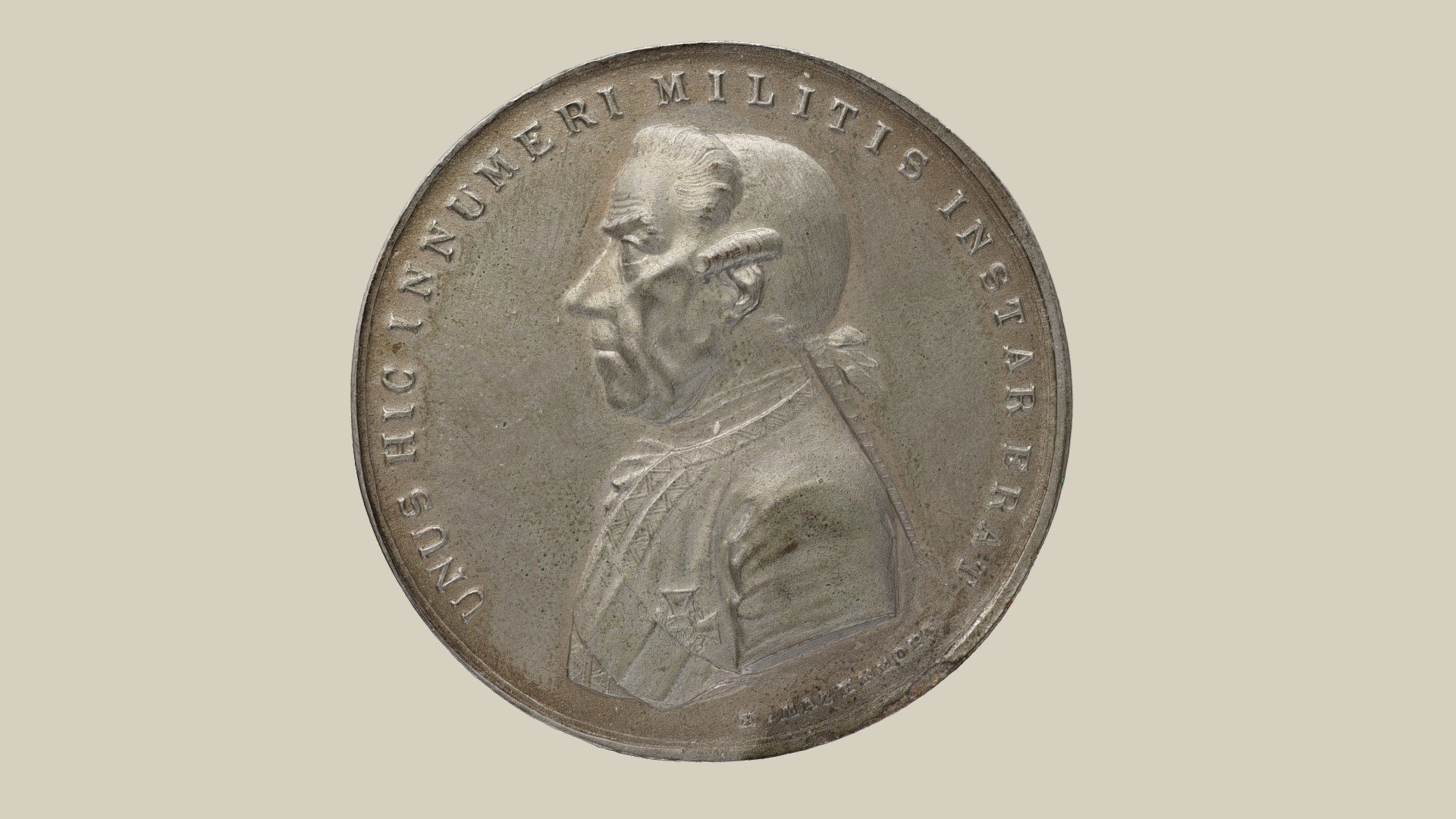 Medaille Freiherr von Laudon — Sketchfab embed 3D viewer
