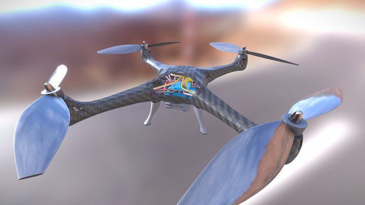 Drone (UAV For 3D Printing)