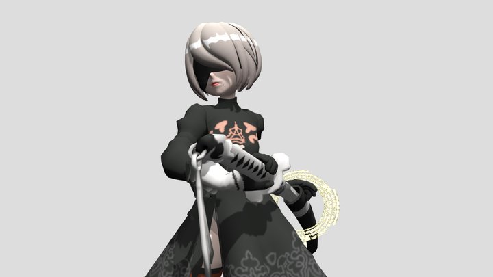 Yorha Number 2 Type B 3D Model