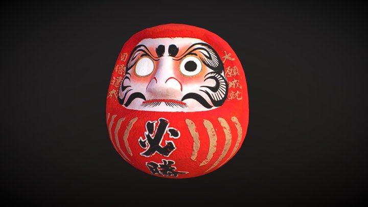 Daruma 3D Model