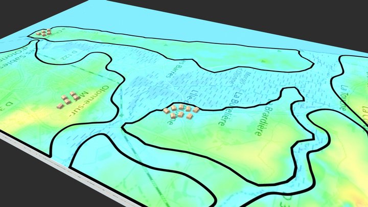 L'île d'Olonne 3D Model