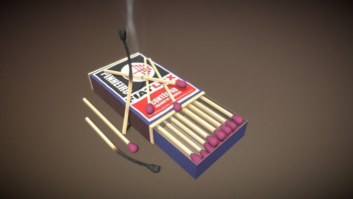 Caixa de Fósforo 3D Model