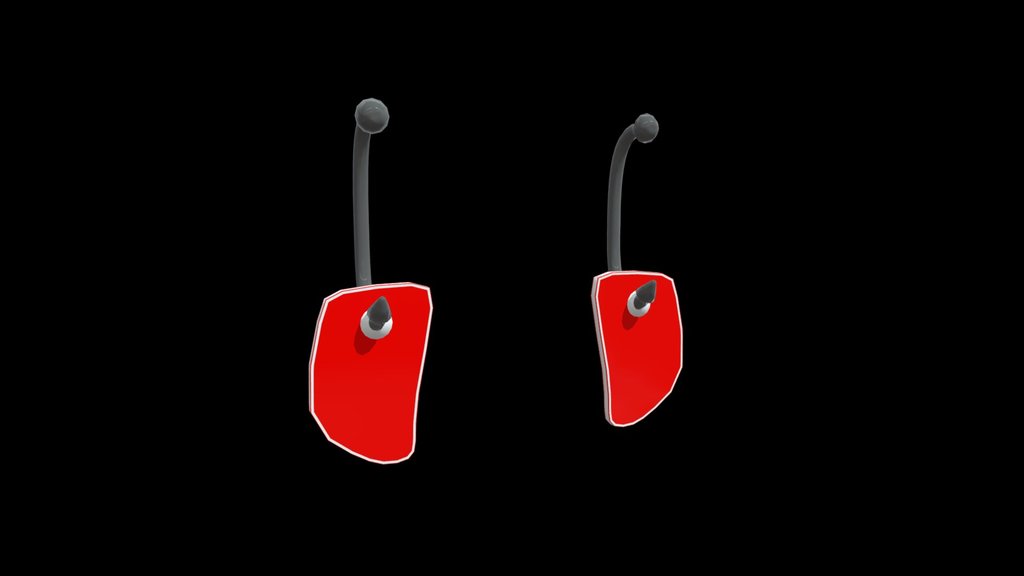 Meat Earrings