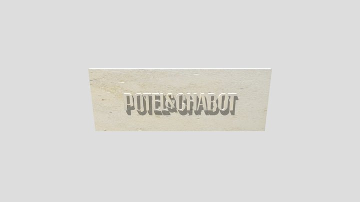 Enseigne Potel et Chabot - Chaillot 3D Model