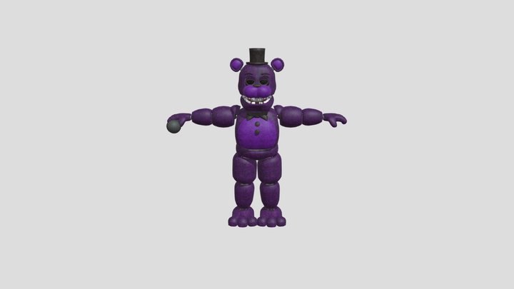 fnafvr_unwithered_s_freddy_by_mylesthehedgehog13 3D Model