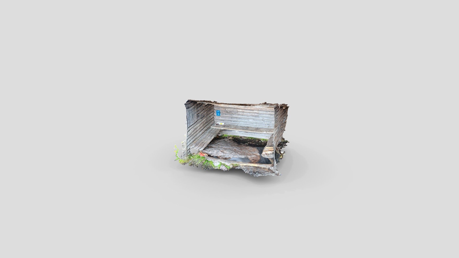 Vindskydd (windbreak) - 3d scan
