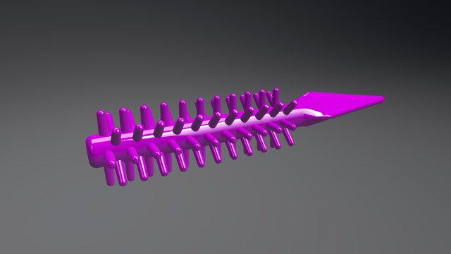 Hair Brush 3D Model