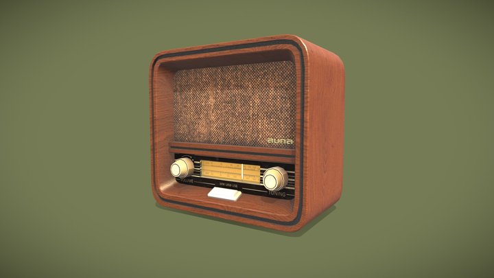 [Student Work] Auna Belle Epoque 1901 Radio 3D Model
