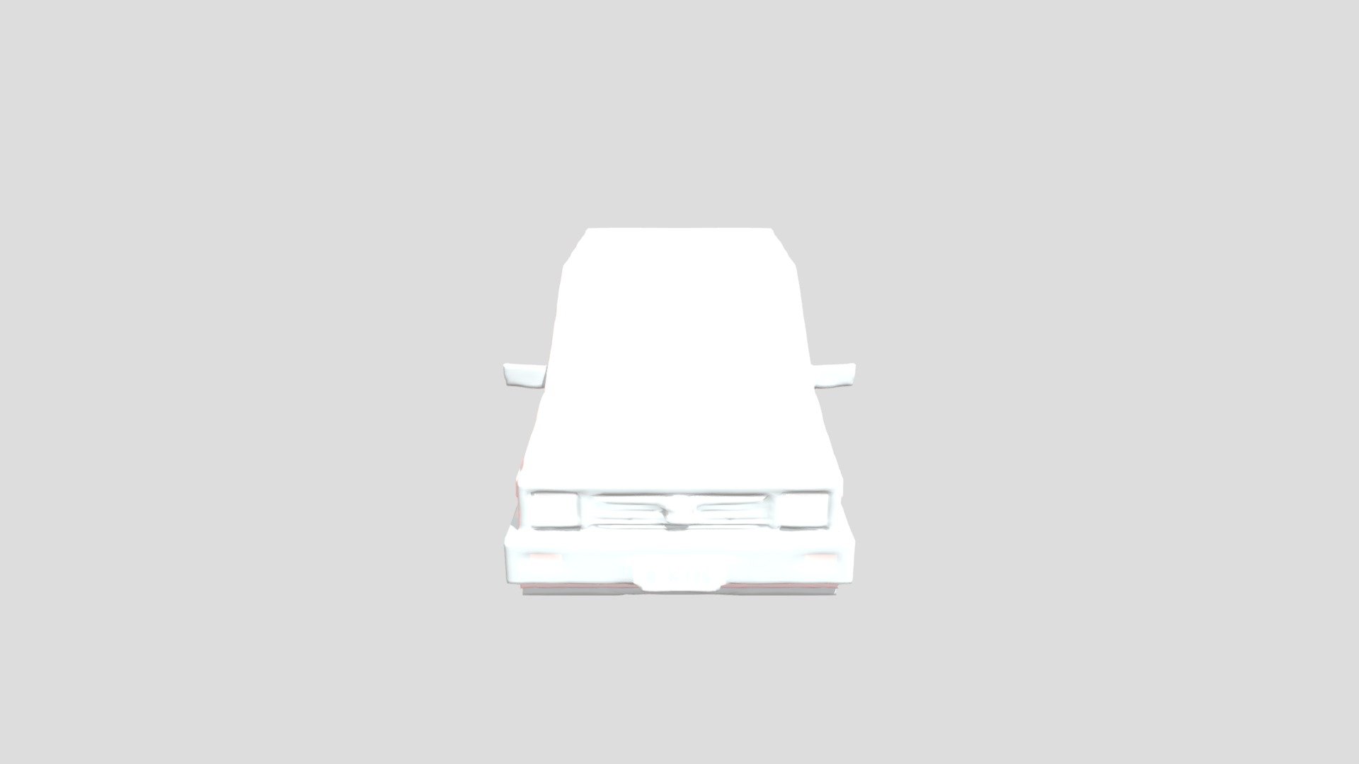 A red pixelated car - 3D model by jsab2210 [5a0587e] - Sketchfab