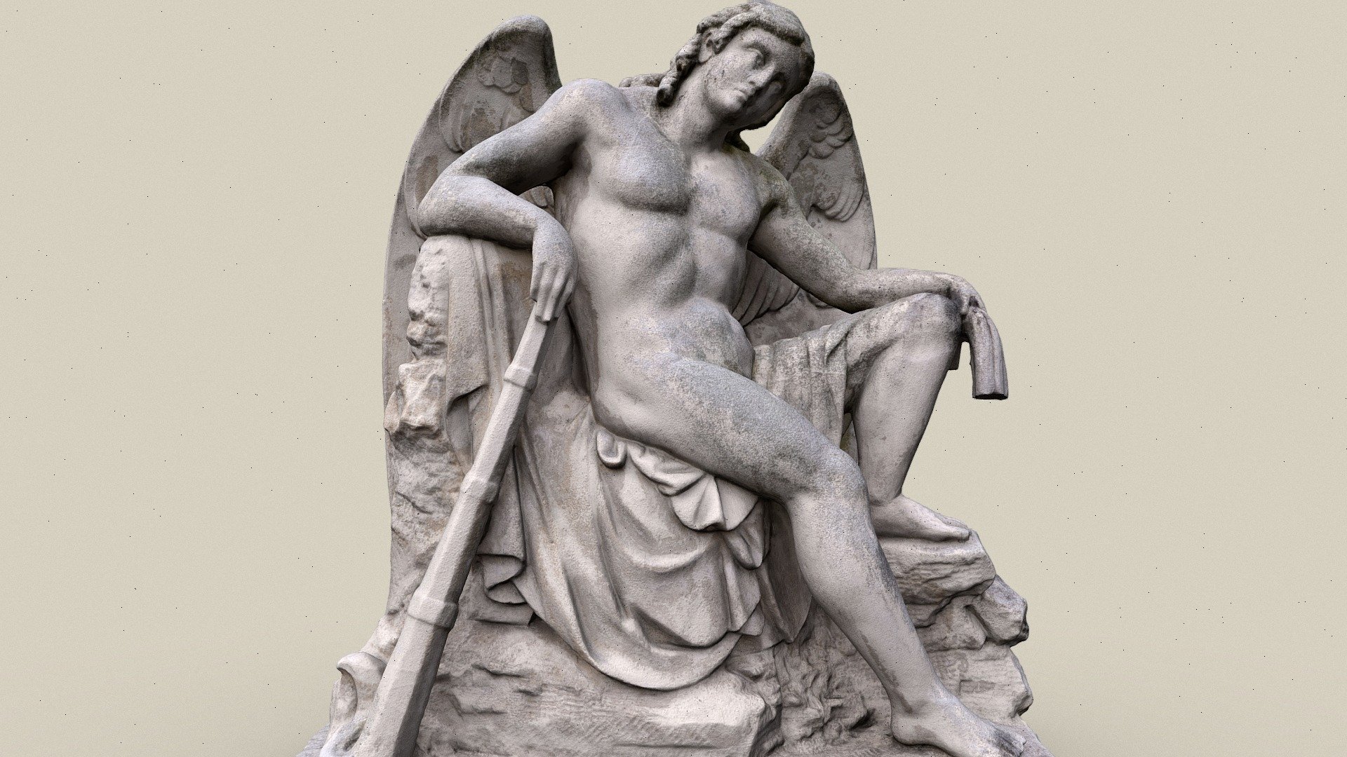 Grabfigur — Sketchfab embed 3D viewer