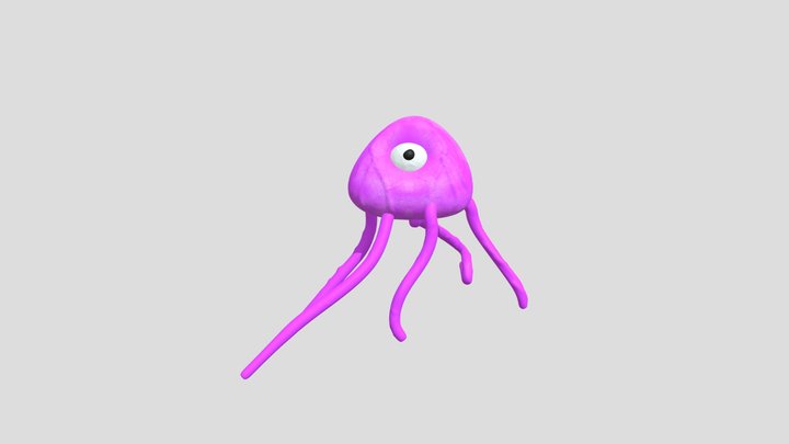 Jellyvish 3D Model