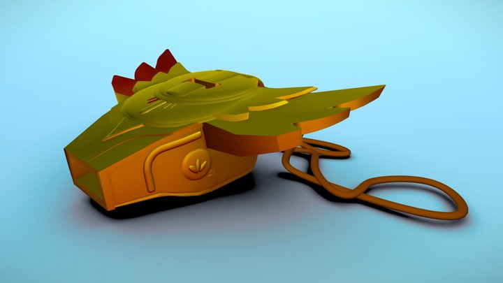 Golden Whistle 3D Model