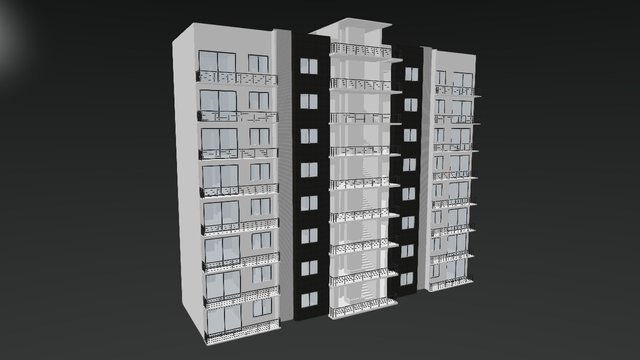 Prev- Edif C 3D Model