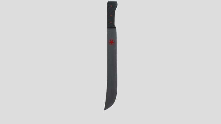 Red Star Machete 3D Model