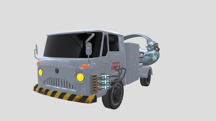 tech Thanker Truck 3D Model