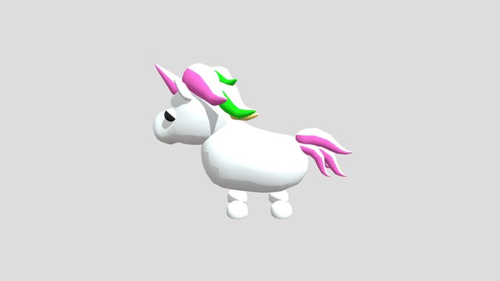 Adopt me unicorn 3D Model