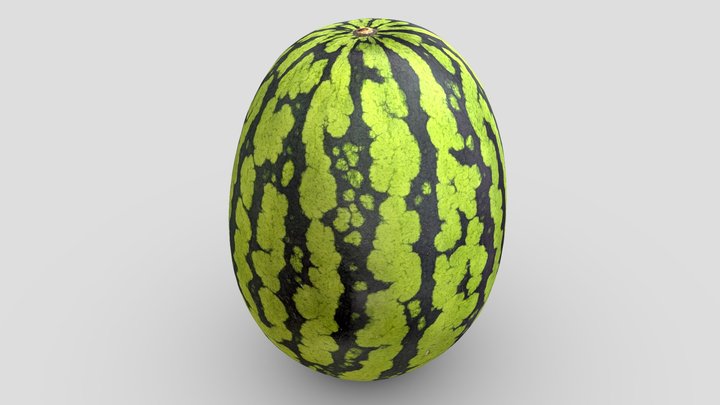 Watermelon 3D Model