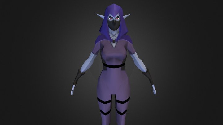 Elf Rogue 3D Model