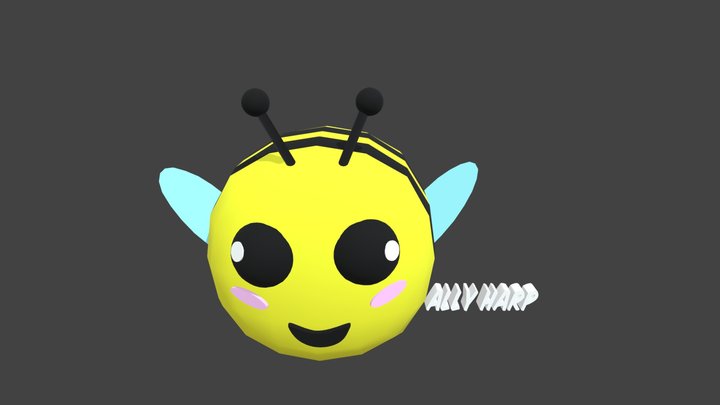Character Block Out - Bee 3D Model