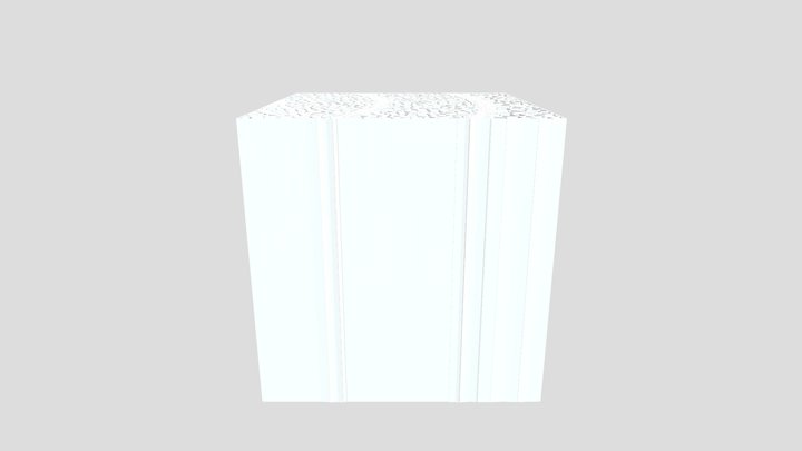 wood microstructure - computer generated 3D Model