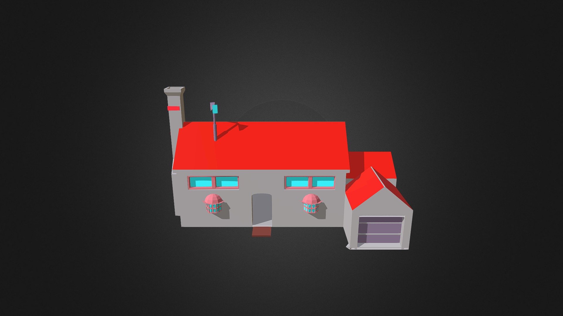 Simple 3D House