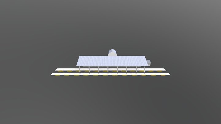Jatinegara Train Station 3D Model