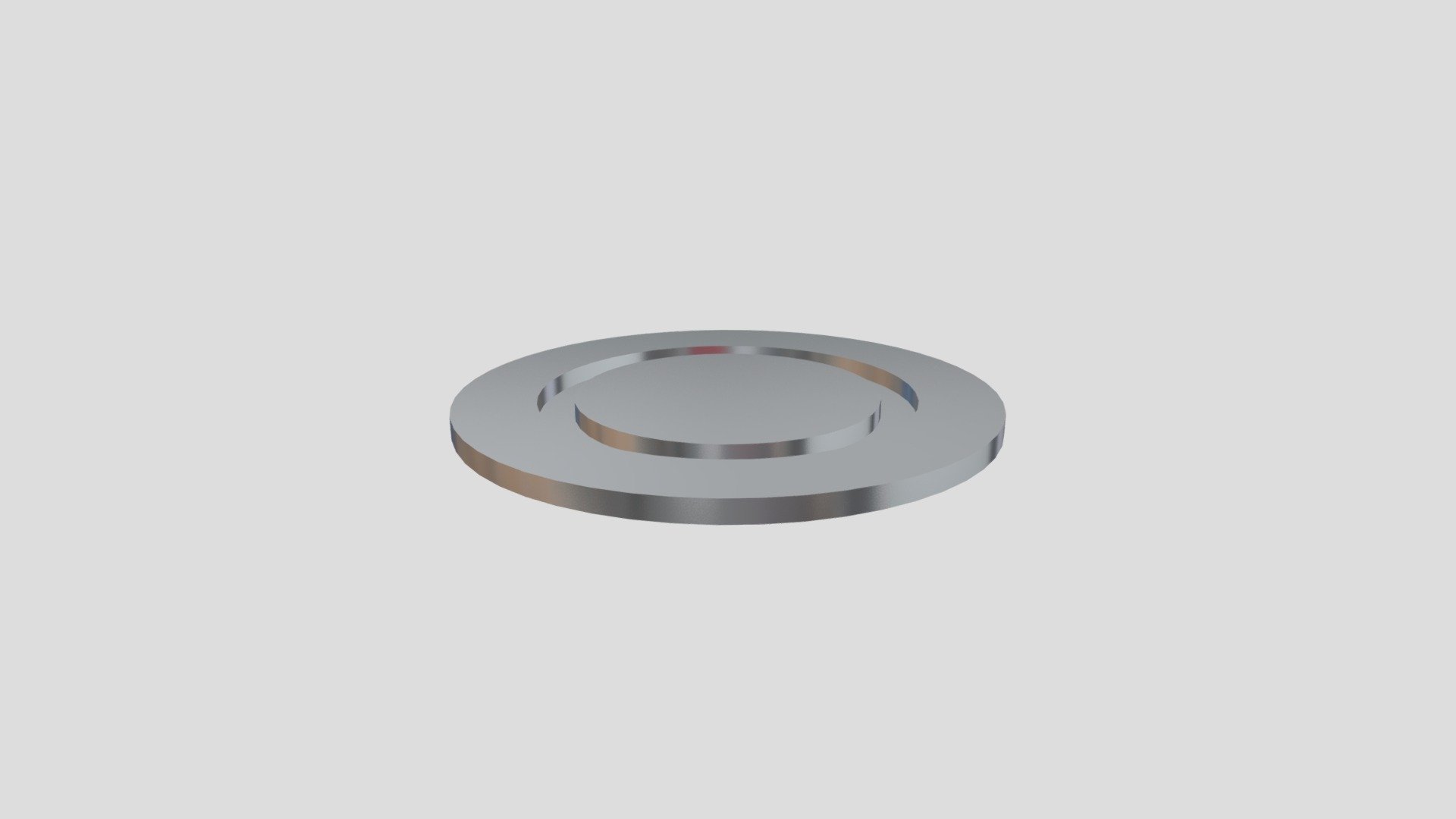 KF Vacuum Blank Flange — Sketchfab embed 3D viewer