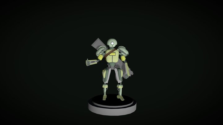Tactical surveillance robot 3D Model