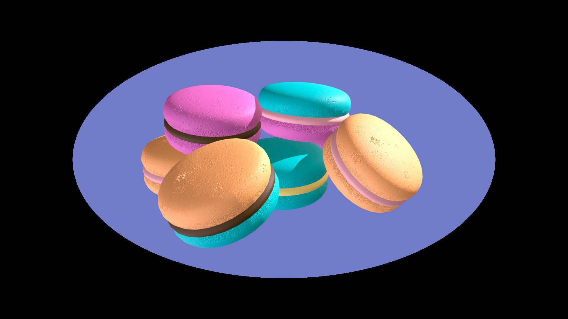 Macaroon WIP - 3D model by Crystal (@CrystalB) [5a0e6c2] - Sketchfab