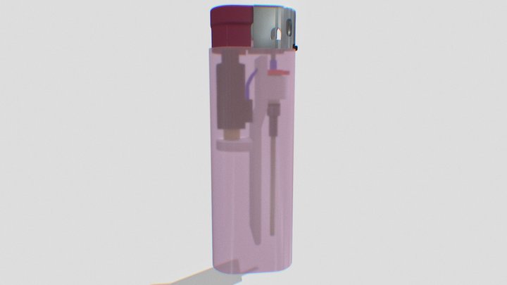 Lighter Model 3D Model