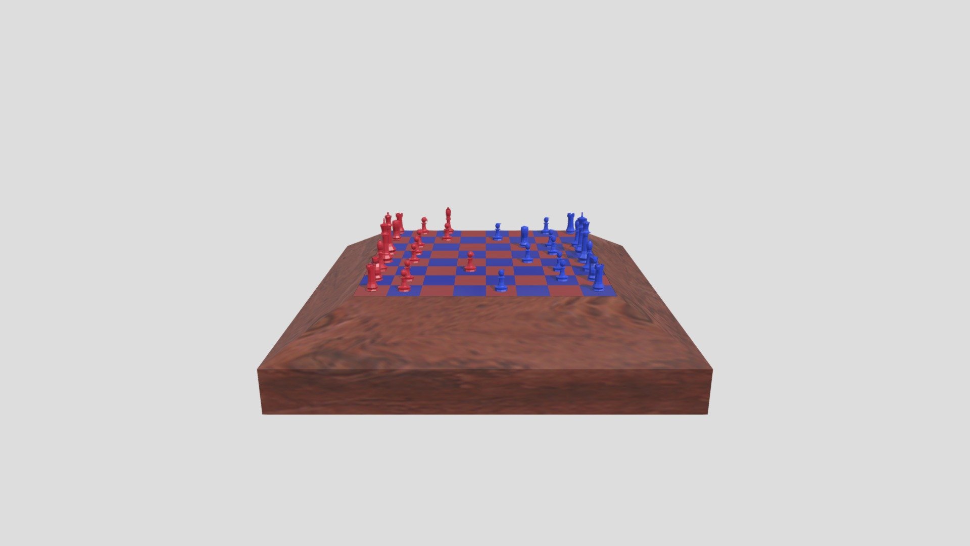 ArtStation - Low poly 3D Chessboard Game assets