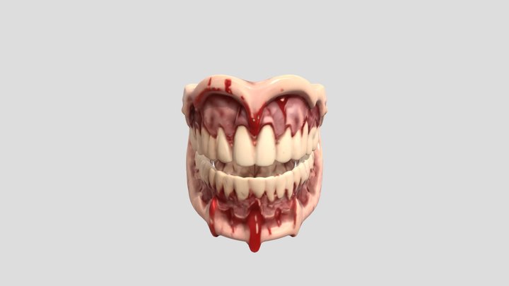 Bloody_Teeth 3D Model