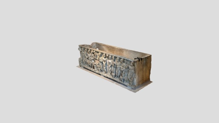 Sarcófago Romano (Astorga) 3D Model