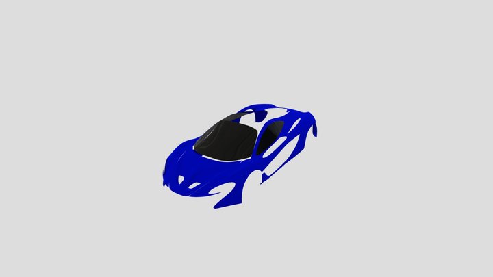 McLaren P1 (Incomplete) 3D Model
