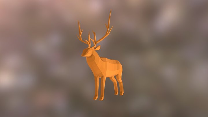 Stag 3D Model