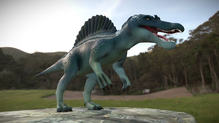 Spinosaurus Aegyptiacus 3D Model