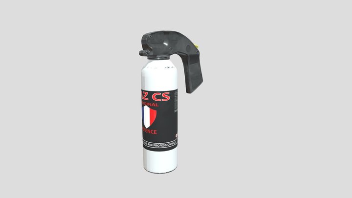 CS gas Spray / Lacrymogène 3D Model