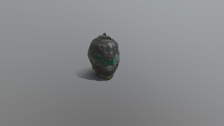 Doom Slayer Helmet 3D Model