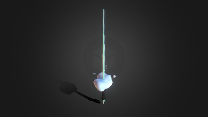 ravdí fteroú - Fantasy sky based sword 3D Model