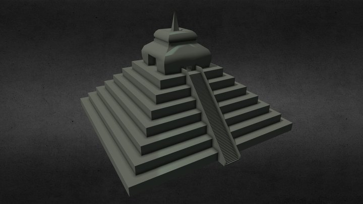 Myan Pyramid 3D Model