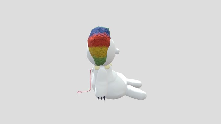 Zniszczony pluszak 3D Model