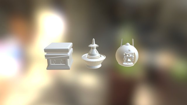 Homework Of 3 Silly Shapes 3D Model