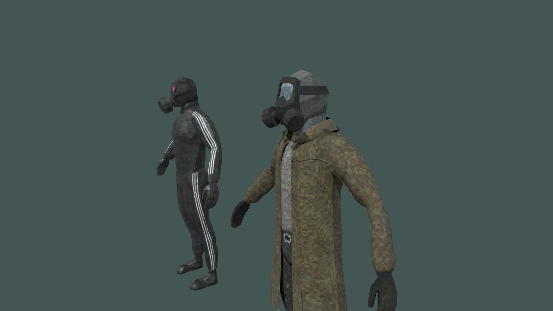 PS1 Style Characters - 3D model by voyoo [5a16107] - Sketchfab