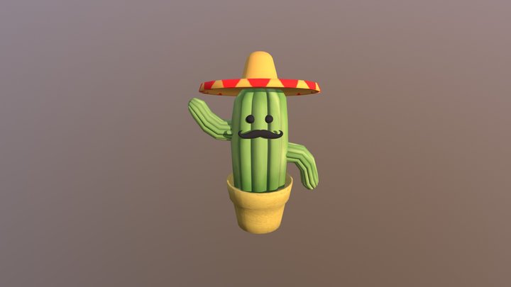 Cactus Walk 3D Model