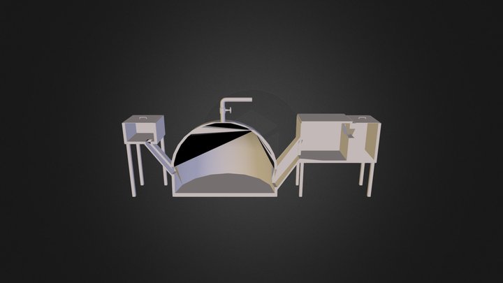 Biogas Dome 3D Model