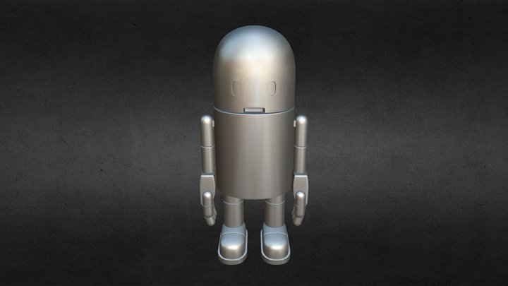 Lonely robot by Matt Dixon 3D Model