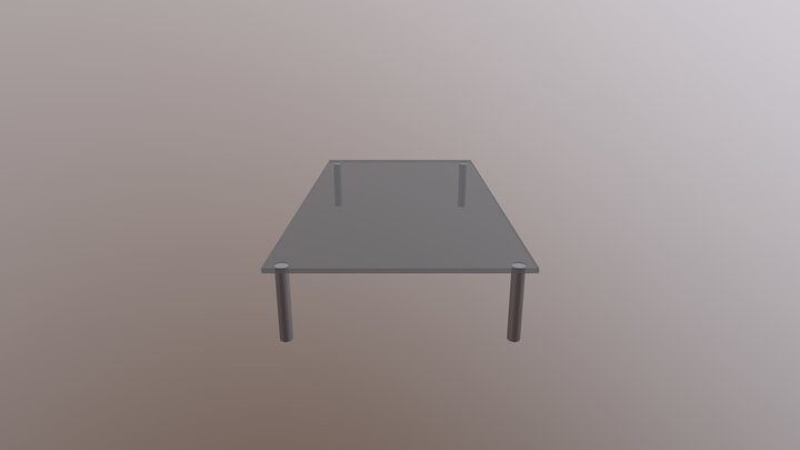 Glas Tisch/ Glas table 3D Model