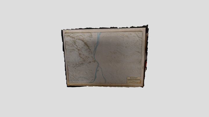 Large relief model of Budapest 3D Model