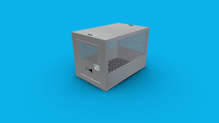 Dog Crate 3D Model